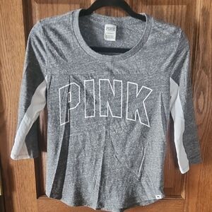 PINK Victoria's Secret Gray Kids Shirt